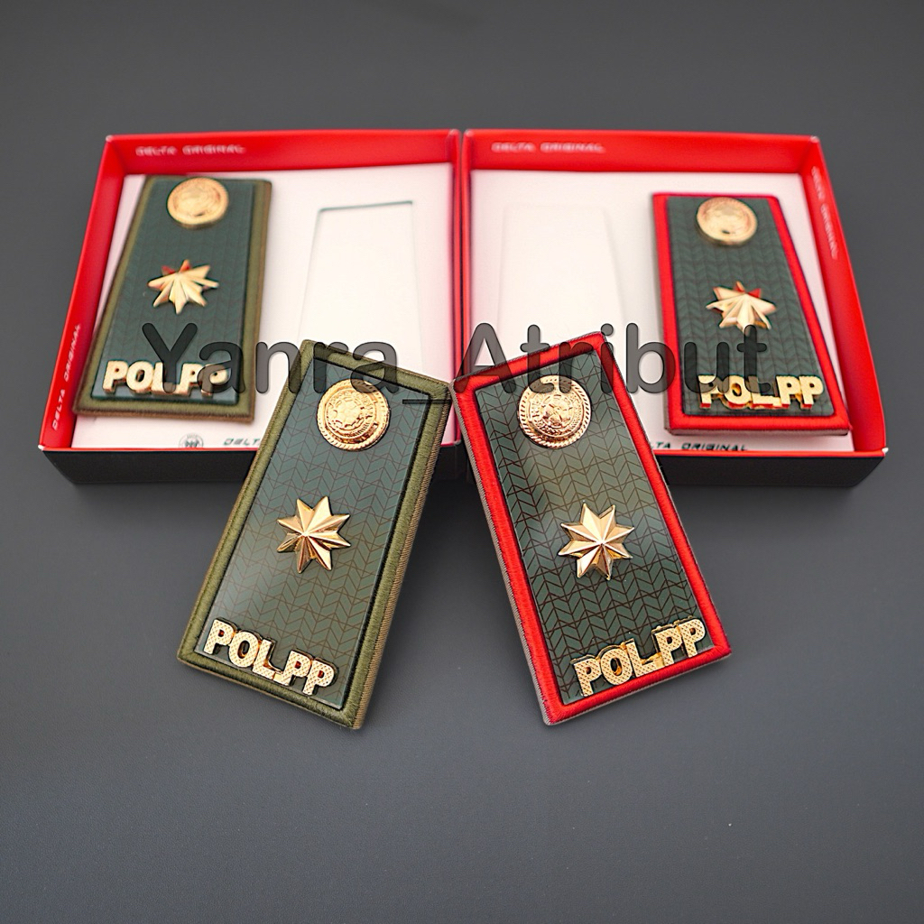 HIJAU MERAH Satpol PP Rank of Kasat Officer Group 4c Pol pp Army Green List / รายการสีแดงระดับพรีเมี