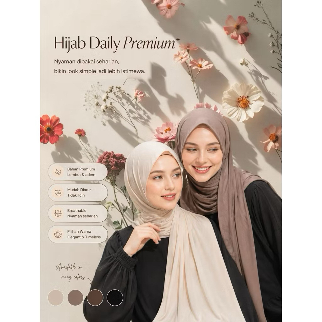 PASMINA TENCEL Modal Original Premium / Pashmina Tencel Ecool Ultrasoft Hijab Tencel Modal