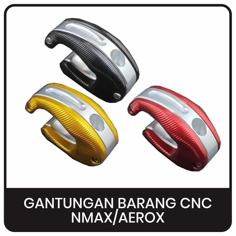 CNC Yamaha NMAX / Aerox Aluminium Billet Premium Goods Hook