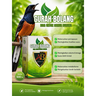 Gurah Bolang Production ORIGINAL Obat Gurah Burung Murai Kacer Kenari Pentet Cucak Ijo