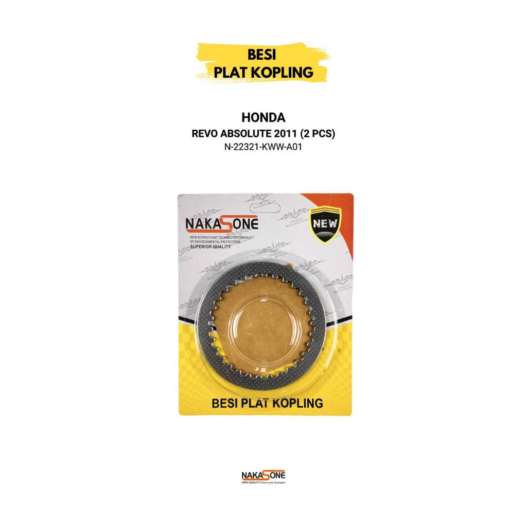 NAKASONE REVO ABS 2011 CLUTCH PLATE IRON (2PCS)