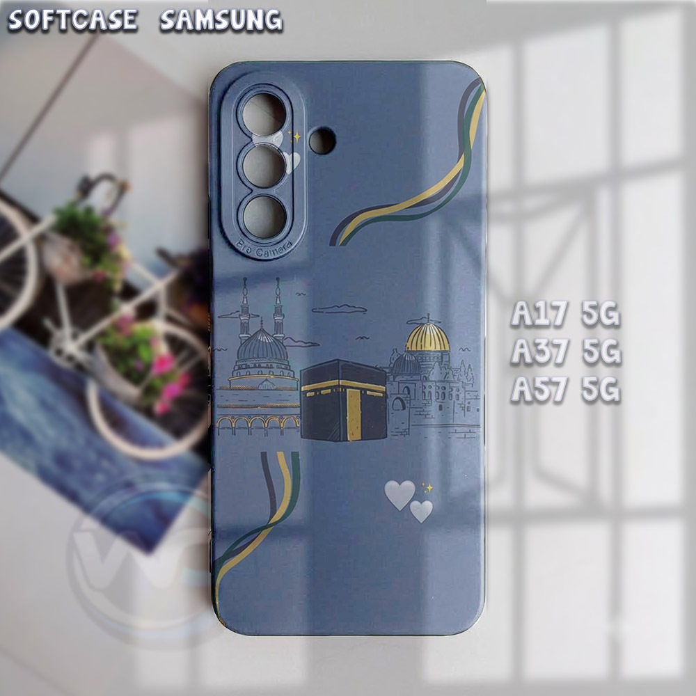 W47 ใหม่ล่าสุด SAMSUNG Softcase A17 | A37 | A57 5G | ปลอกยืดหยุ่นคุณภาพความงามเย็นน่ารักความงาม | อิ
