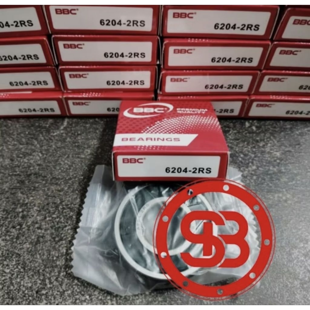 แบริ่ง 6204 2RS BBC เดิม