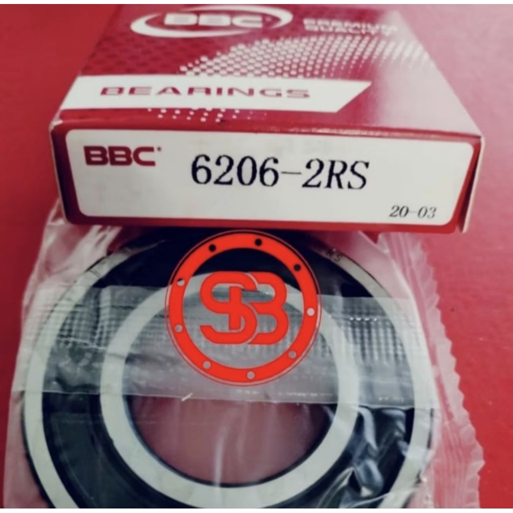 แบริ่ง 6206 2RS BBC ของแท้