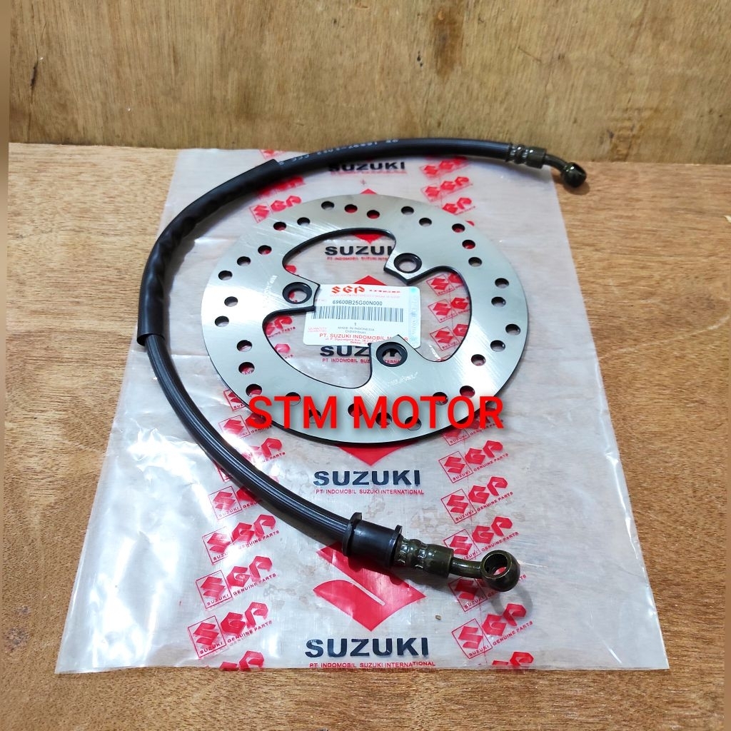 ดิสเบรคหลัง+ท่อเบรคหลัง Suzuki GSX 150 r, GSX 150 s, Satria fu เก่า/เก่า, Satria fu new 150 2005-201