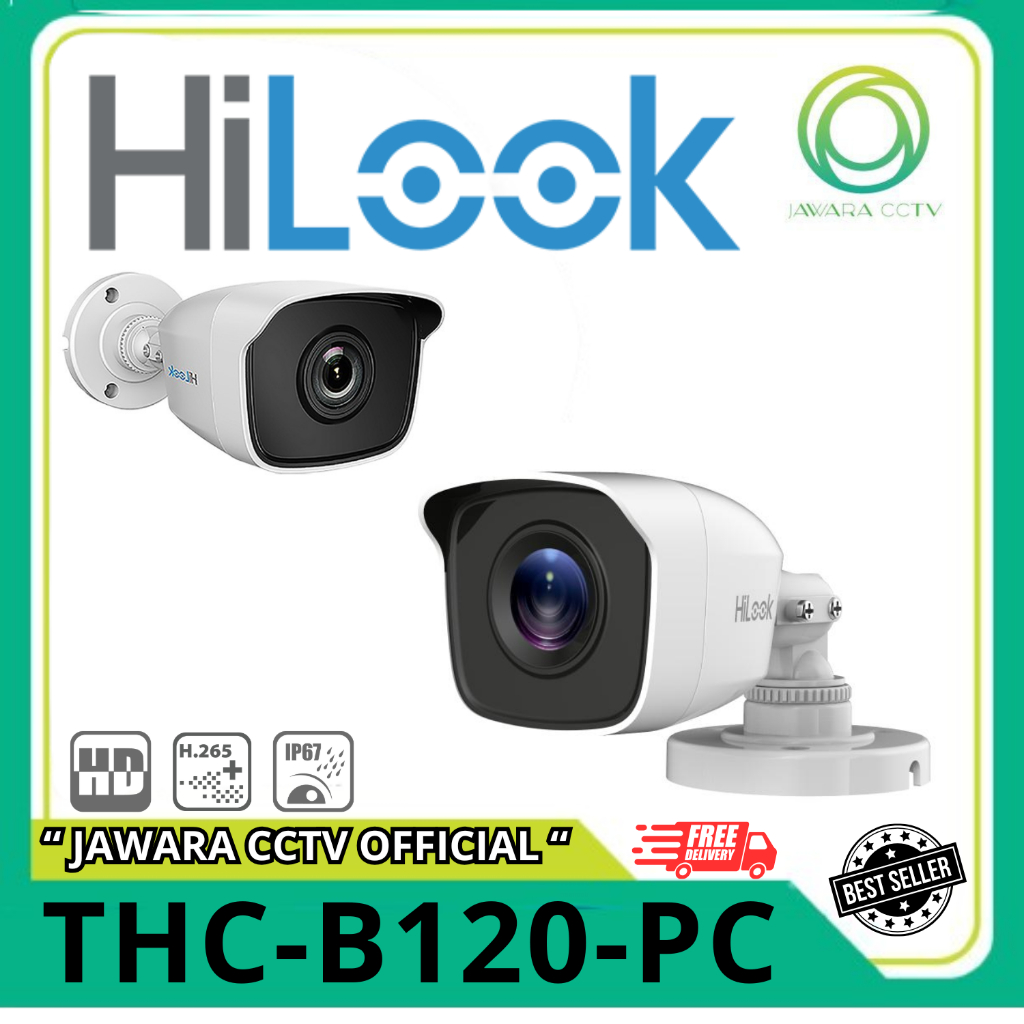 HILOOK THC-B120PC 1080p 2MP Outdoor Analog CCTV รองรับ DVR ทั้งหมด