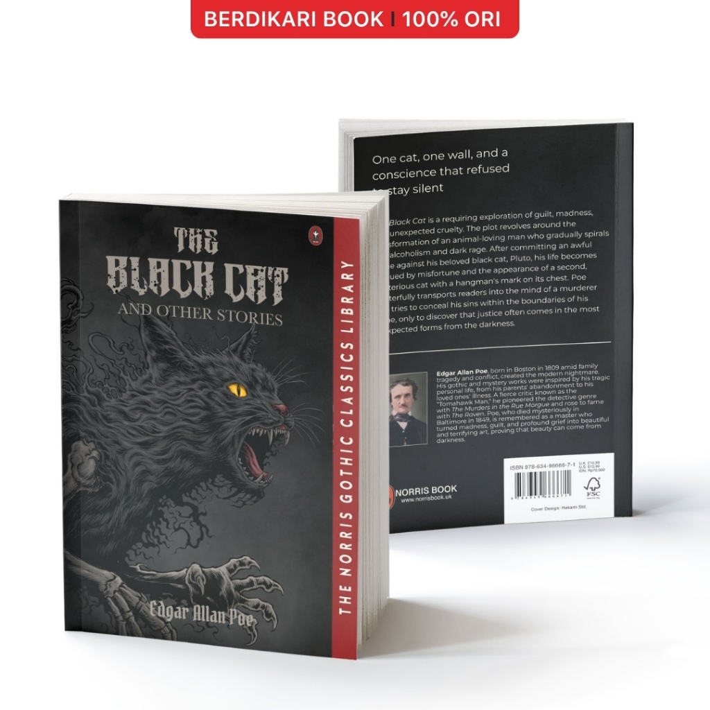 The Black Cat and Other Stories (เวอร์ชันภาษาอังกฤษ) Edgar Allan Poe Gothic Classics - หนังสือ Norri