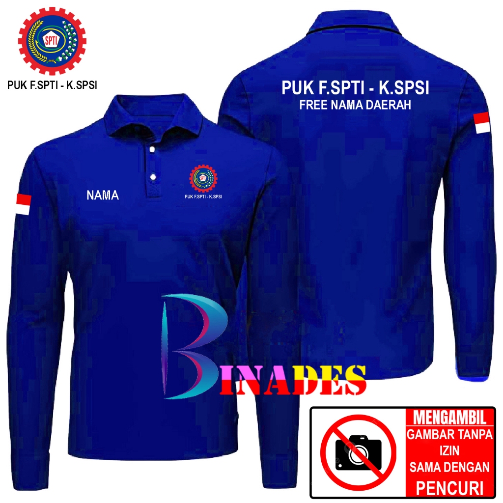 เสื้อโปโล เสื้อคอปก เสื้อโปโล รุ่น ชุดทํางาน SPTI SERKAT INDONESIAN TRANSPORTATION WORKERS PUK F.SPT
