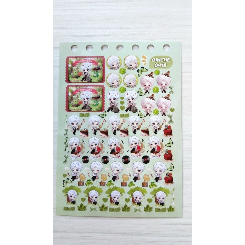 Sylus Love and Deepspace Sticker / Sylus Love and Deepspace / Chibi Sylys Birthday Sticker 2025