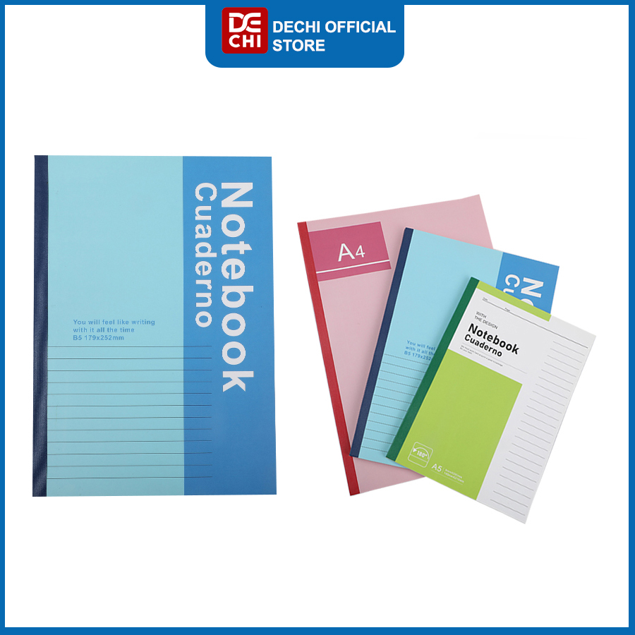 Dechi Notebook Block Note Notebook A5 B5 Lined 100 แผ่น NC1