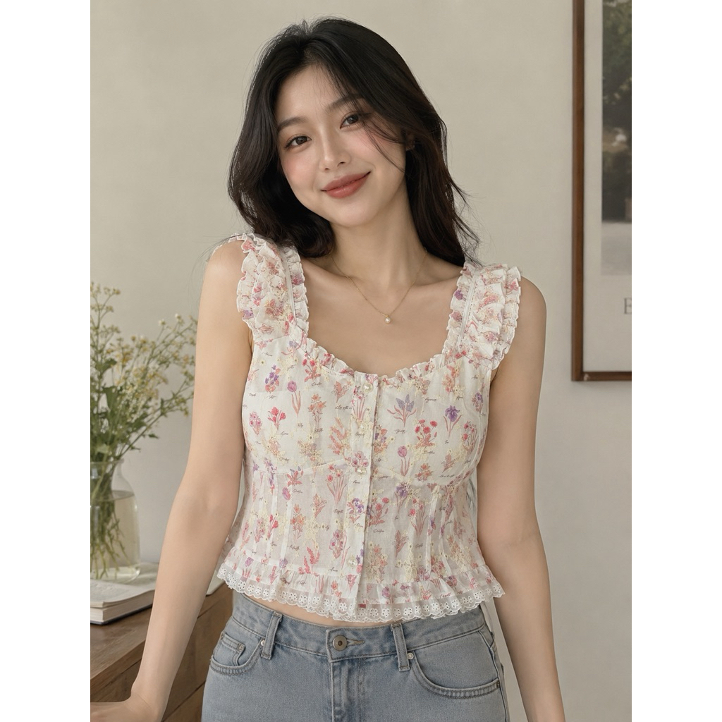 MELANI SABRINA NARA TANKTOP NARA TOP