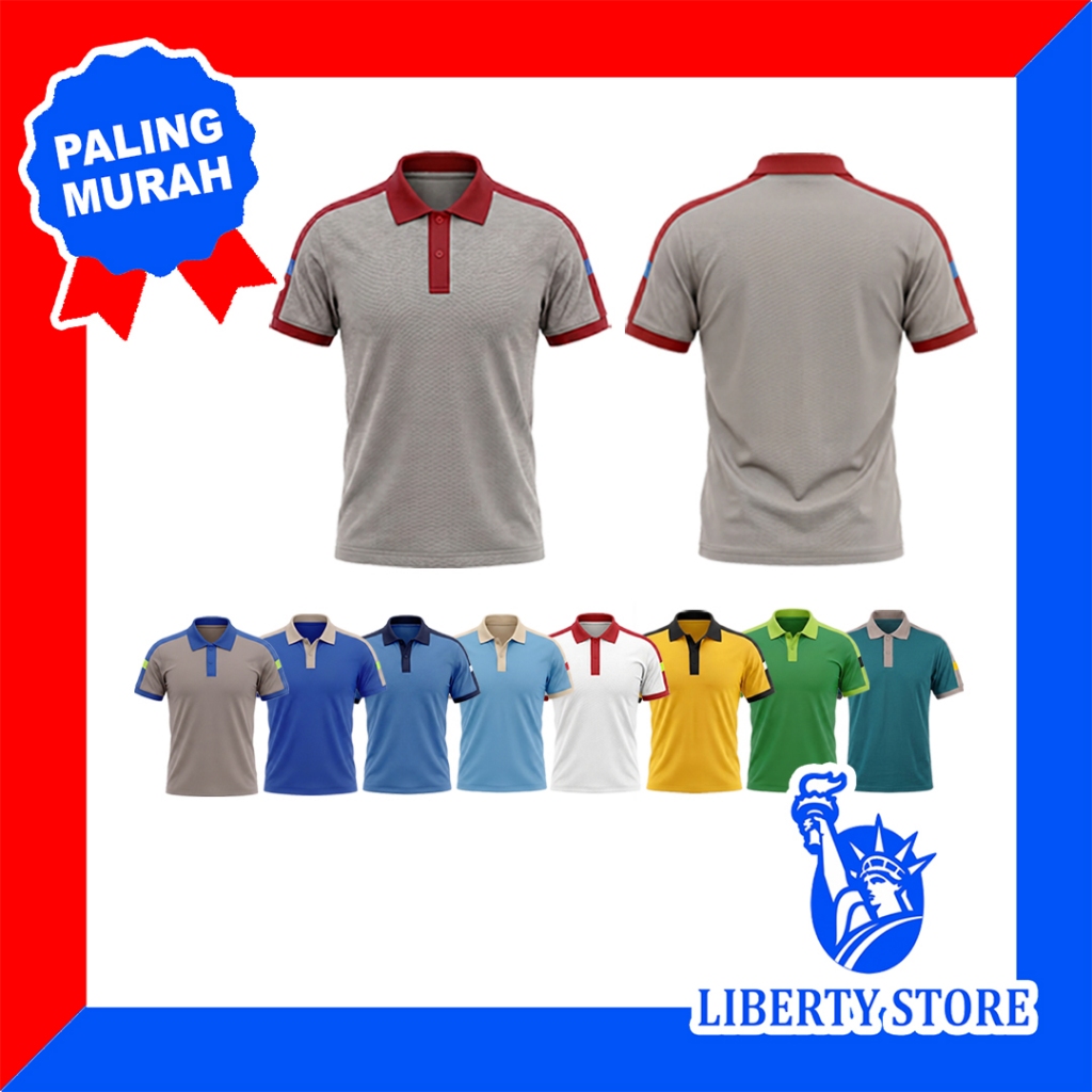 KATUN Liberty 21 เสื้อยืดแขนสั้นกีฬาคอปก ADS WAFFEL COTTON