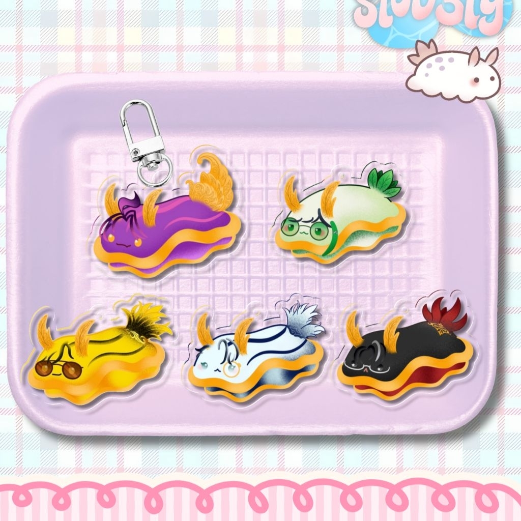 [PO] พวงกุญแจ Snowvva Fanmerch Sea Slug 6ซม. โดย Ai.Slov3ly