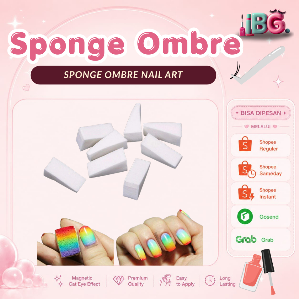 ฟองน้ําเพ้นท์เล็บ Ombre / ฟองน้ําเพ้นท์เล็บ