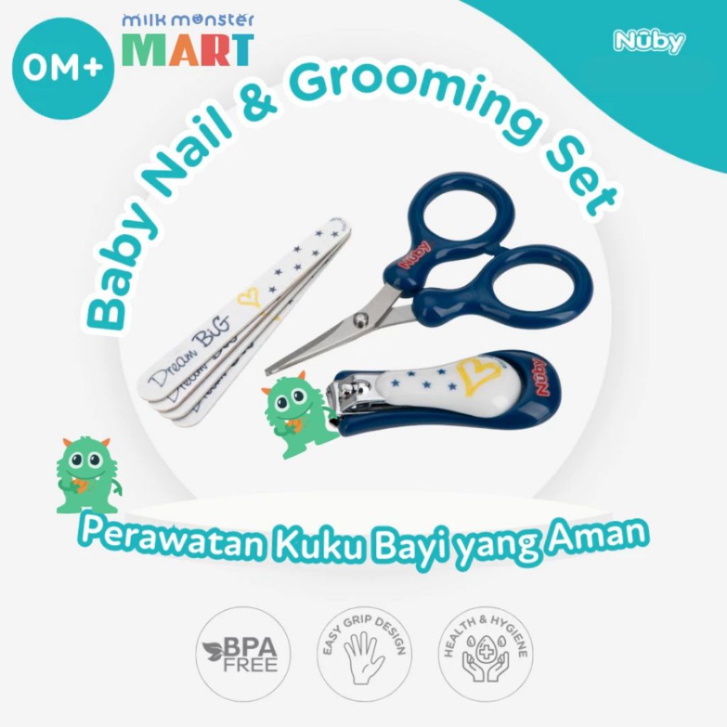 Nuby Groom Set Clip Scissors - Baby Nail Clippers