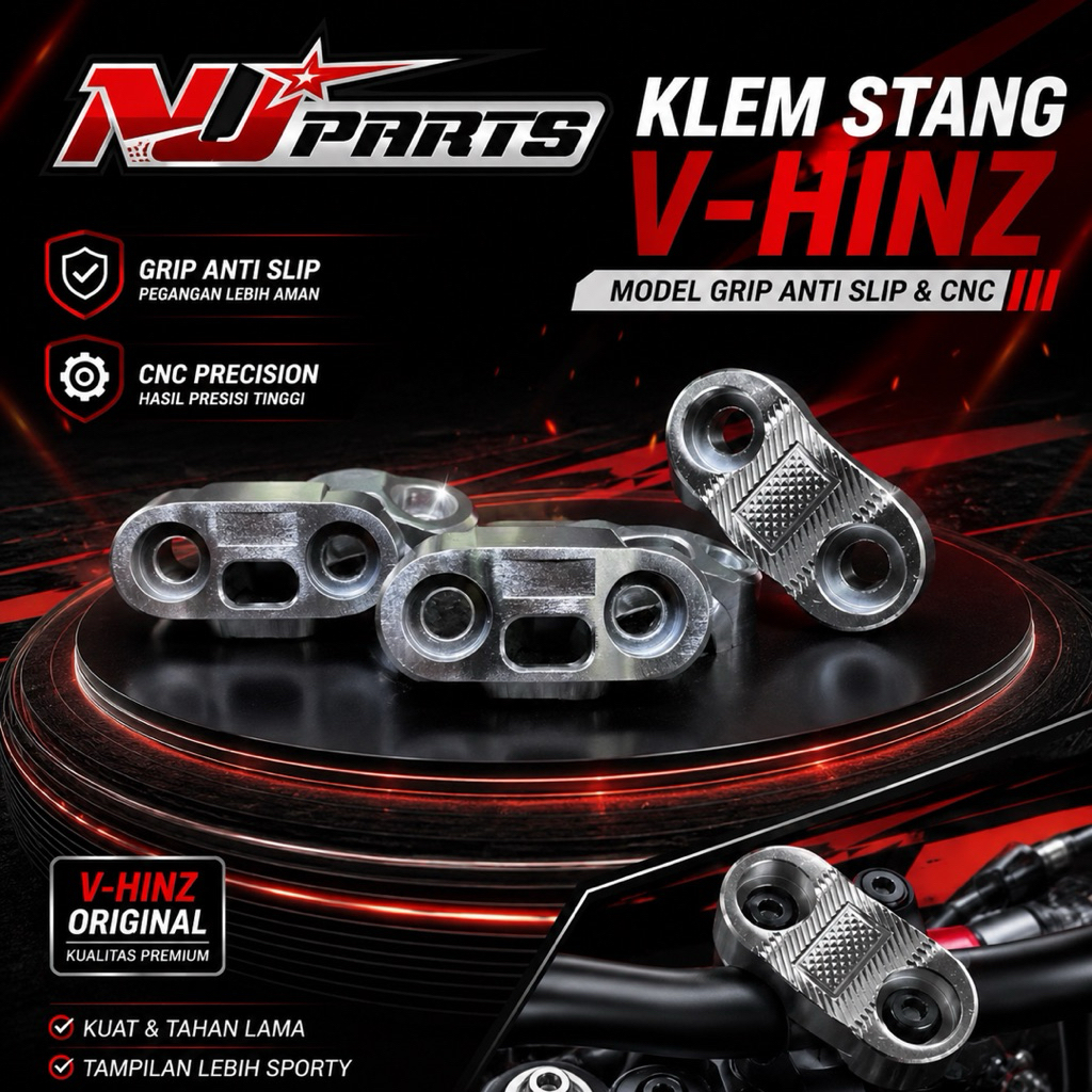 แคลมป์แฮนด์ NJ PART ทําจาก almu Vhinz รุ่น 2 มีหนึ่งชุดขวาและซ้าย สําหรับ nmax pcx rx king motors