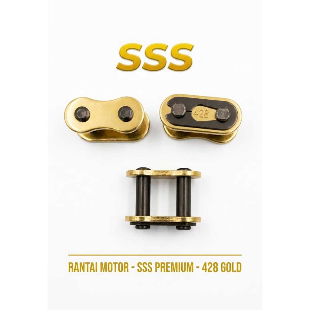 SSS/CHAIN CONNECTION 415 HSB1/C.LINK HSB1 GOLD & 428 SB 1 LINK GOLD SSS