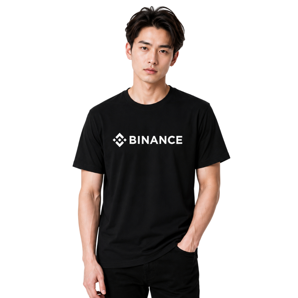 T Shirt Trading Crypto Binance Regular Fit O Neck Unisex Short Sleeve Cotton Combed 24s Premium