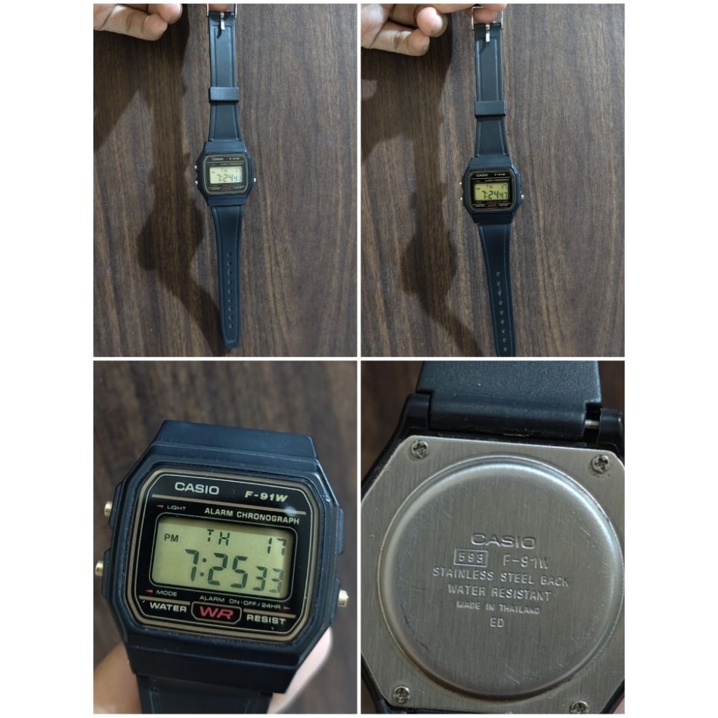 นาฬิกา Casio F-91W มือสอง