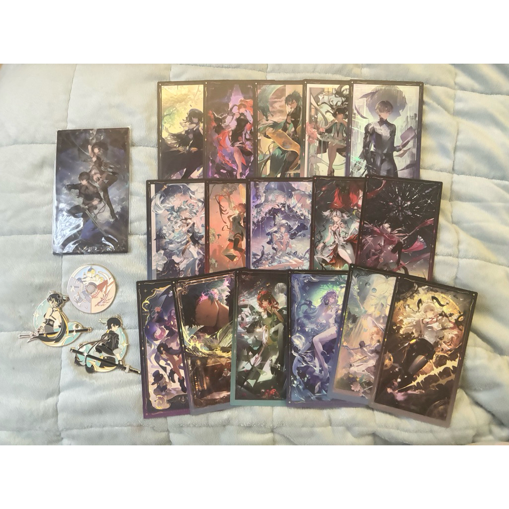 การ์ดสะสม Wuthering Waves Stars And Tides & Rover Pins