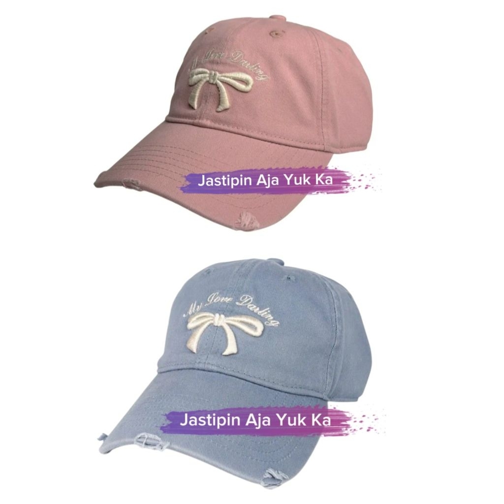 [READY] OHSOME Hat - หมวกเบสบอลประดับโบว์