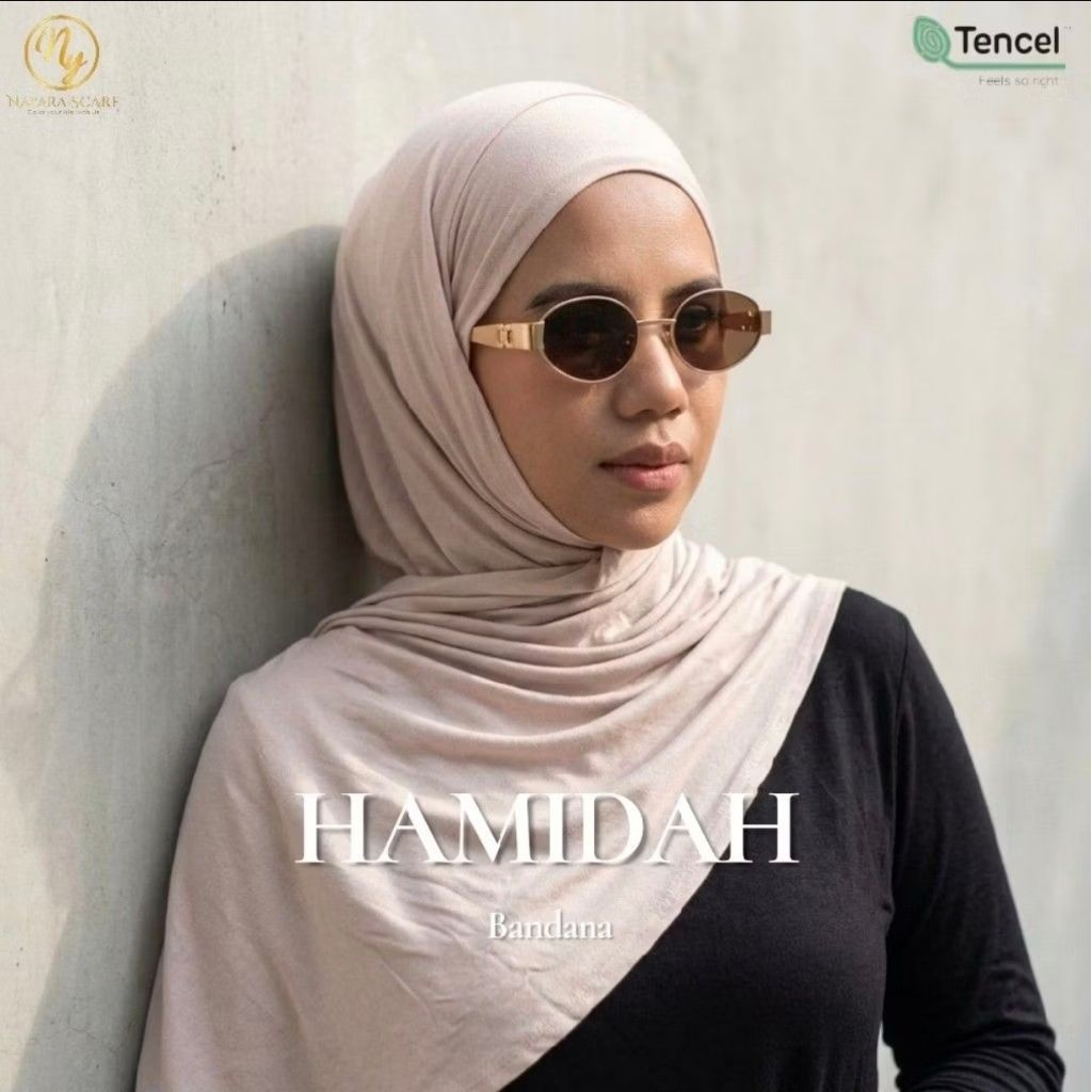 Nayara Scarf Hamidah Khimar Bandana Tencel Premium