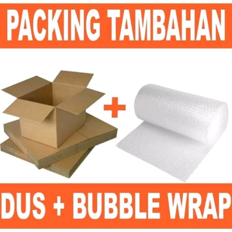 ADDITIONAL PACKING BOX + BUBBLE WRAPING, YOUR PACKING SAFETY