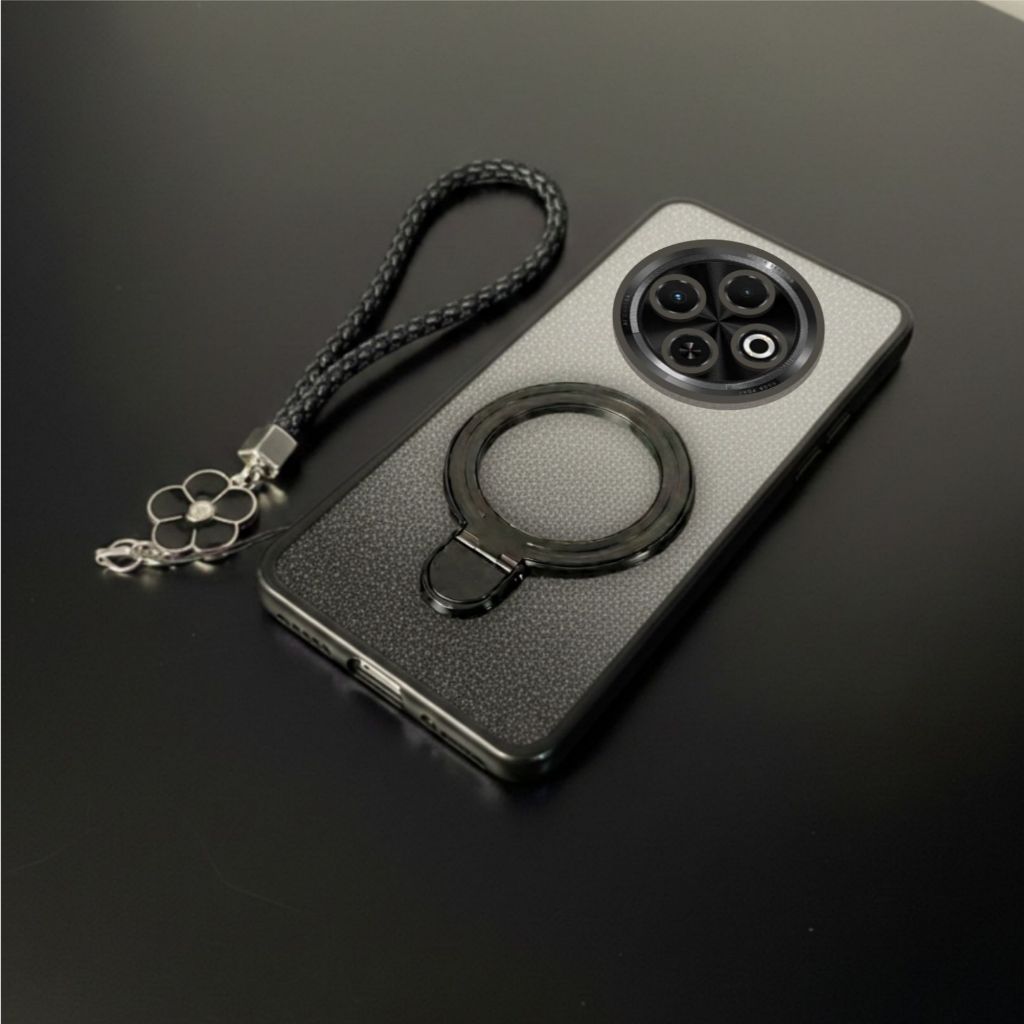 Tecno Spark 30C 30 Pro 20C 20 Pro Luxury Glitter Ring Magsafe Case ฟรีเชือกเส้นเล็กดอกไม้