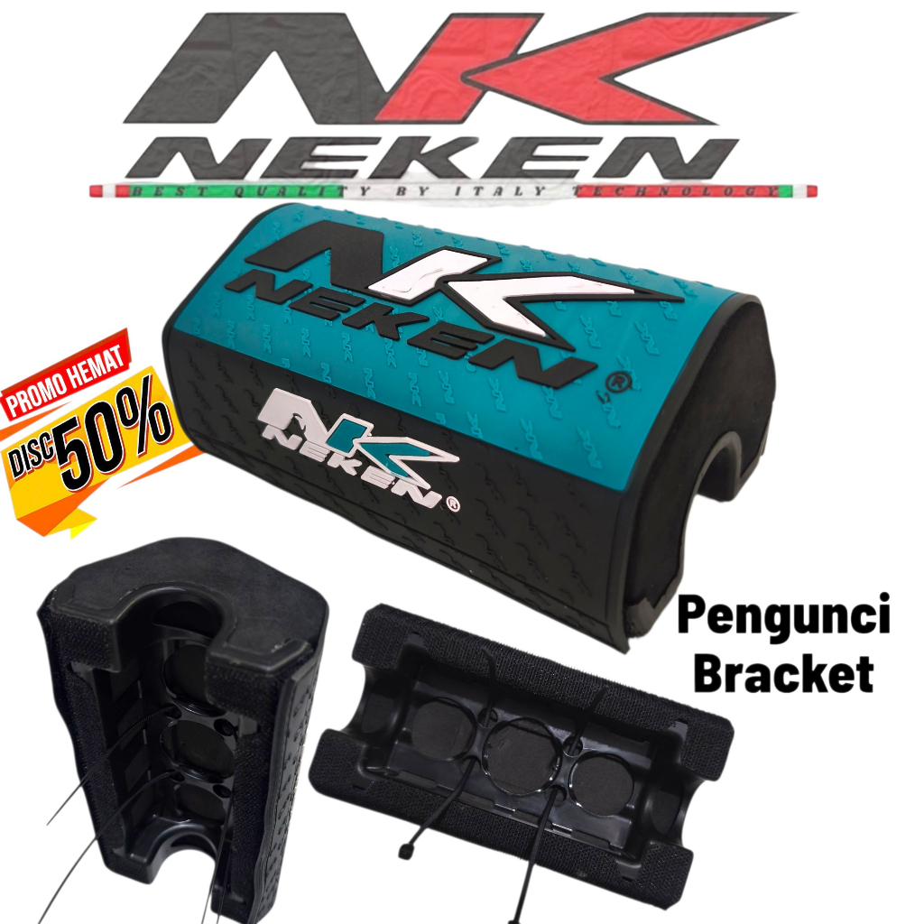 WAREHOUSE นําเข้า NK HANDLEBAR FOAM TOSCA RUBBER HANDLEBAR FOAM โลโก้ 3D พร้อม COOL DESIGN BRACKET L