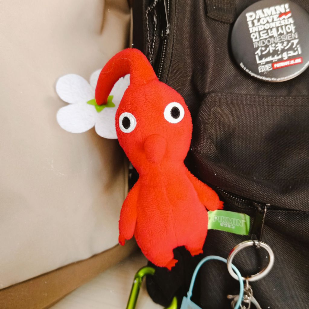 Pikmin สีแดง [ Nintendo ] | พวงกุญแจ Plushie - Bagcharm / พวงกุญแจ