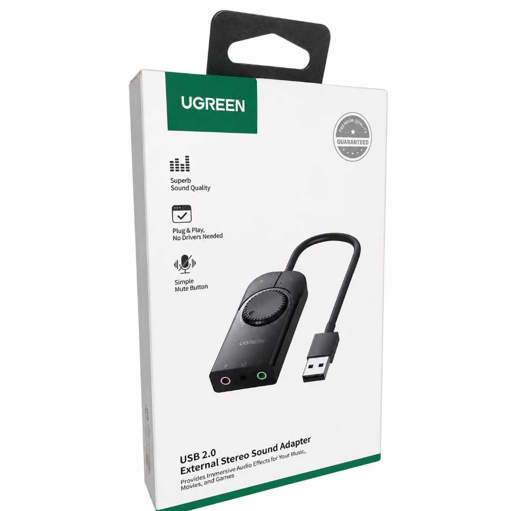UGREEN CM129-40964 EXTERNAL STEREO SOUND ADAPTER