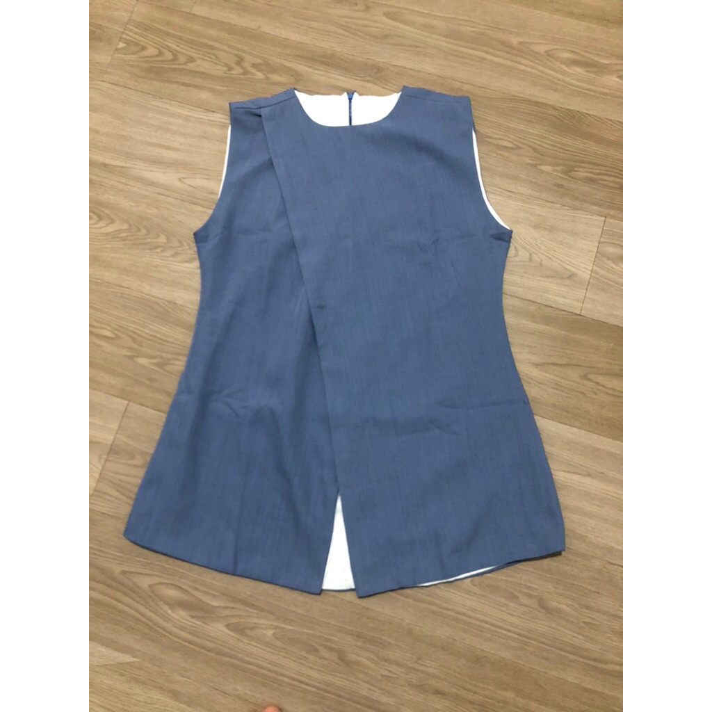 OCHA WEAR BLOUSE สีสีน้ําเงิน