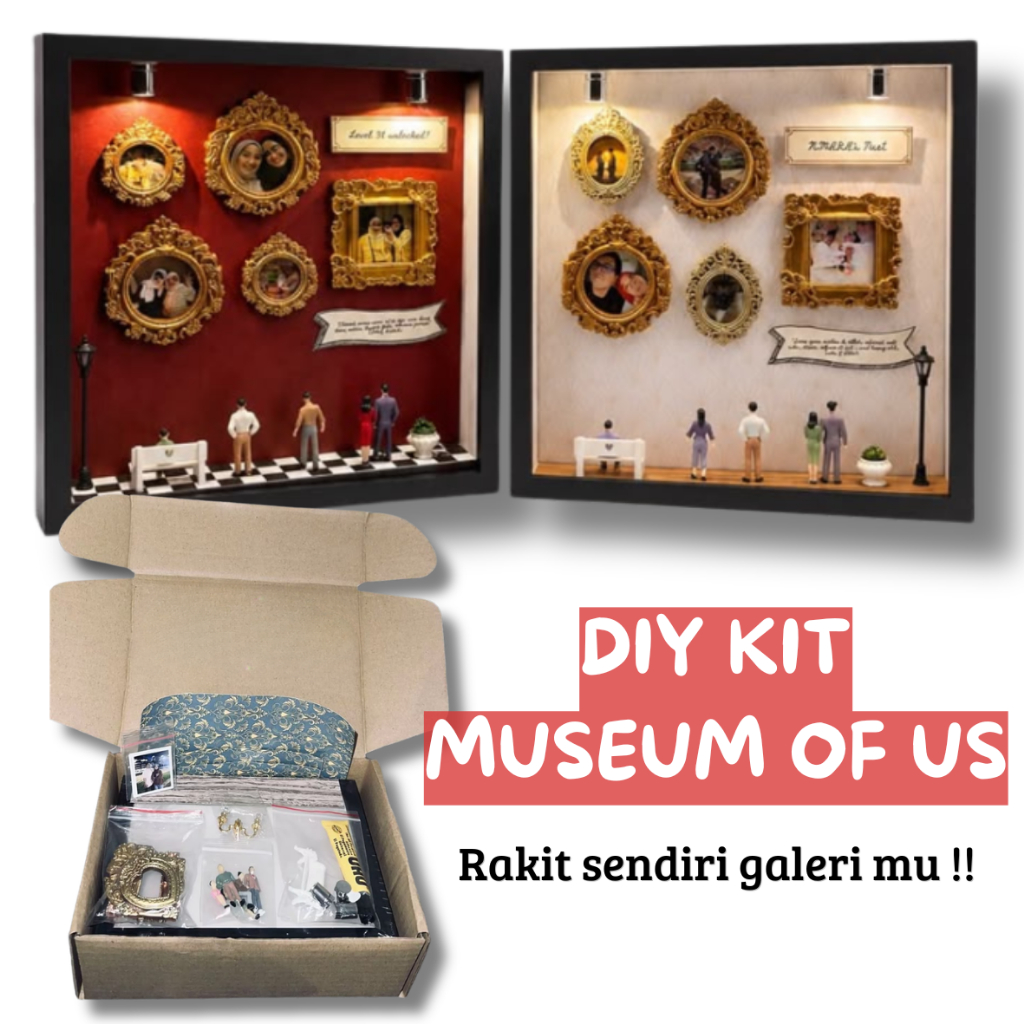ชุด DIY MUSEUM ของสหรัฐอเมริกาฟรี PHOTO PRINTING / ชุดเริ่มต้น MUSEUM ของ US / DIY KIT MINI MUSEUM