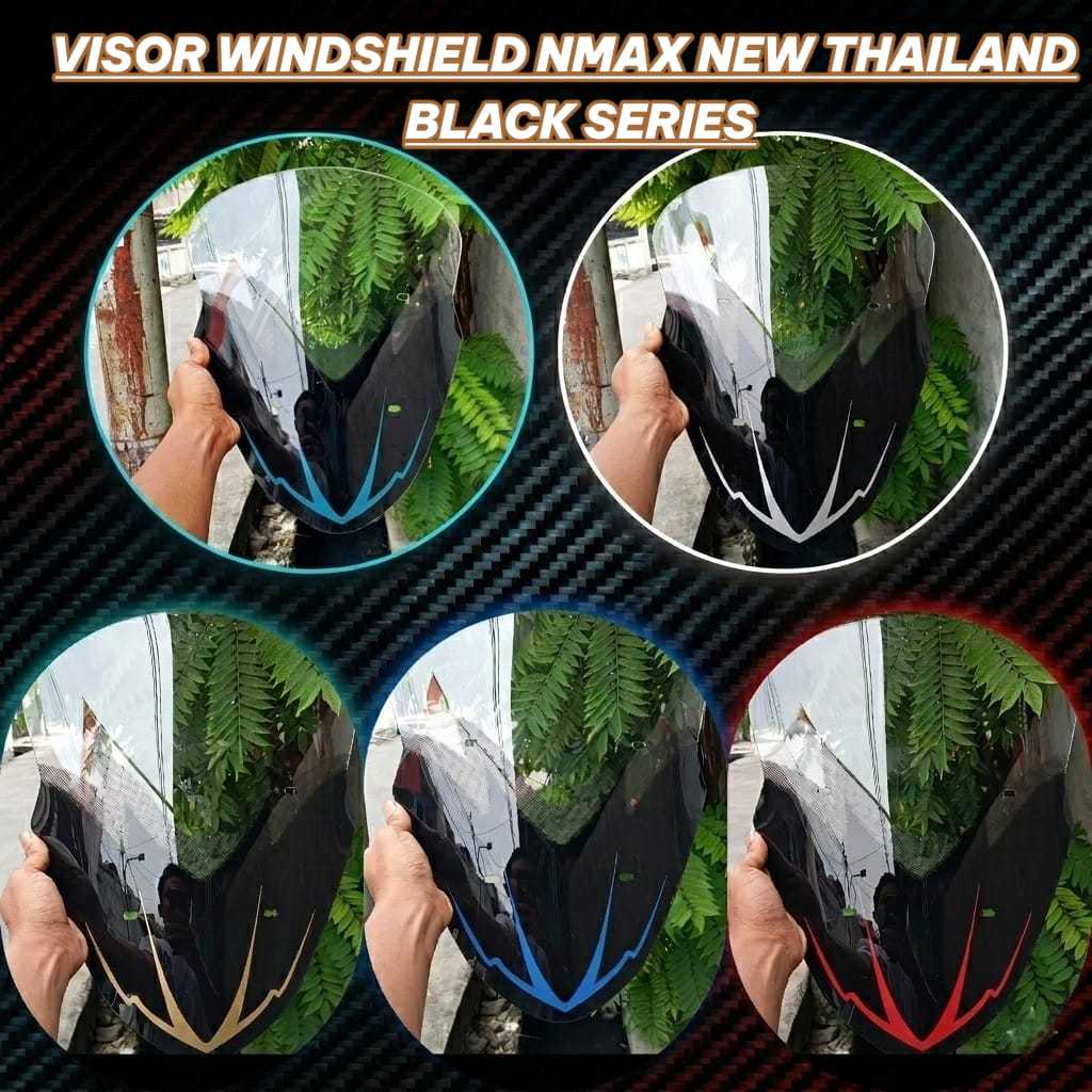 VISOR NMAX NEW WINDSHIELD NMAX NEW NMAX OLD STANDARD THAILAND BLACK SERIES ACRYLIC