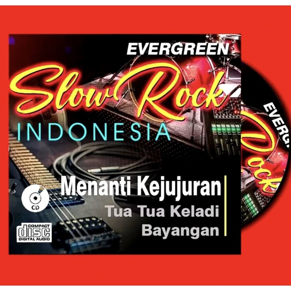 INDONESIAN SLOW ROCK SONGS CD CASSETTE - INDONESIAN SLOW ROCK CD - INDONESIAN SLOW ROCK CD CASSETTE 