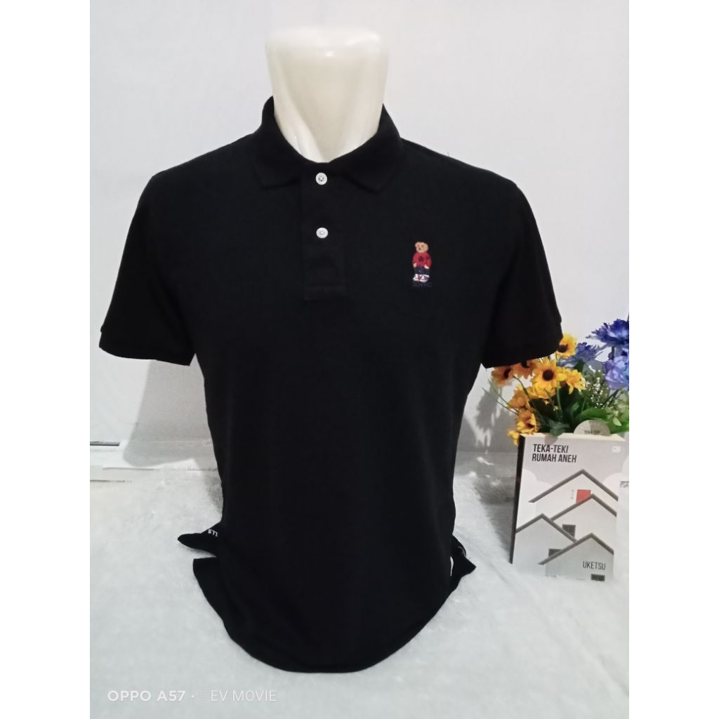 เสื้อคอปกโปโล BHPC สีดํา