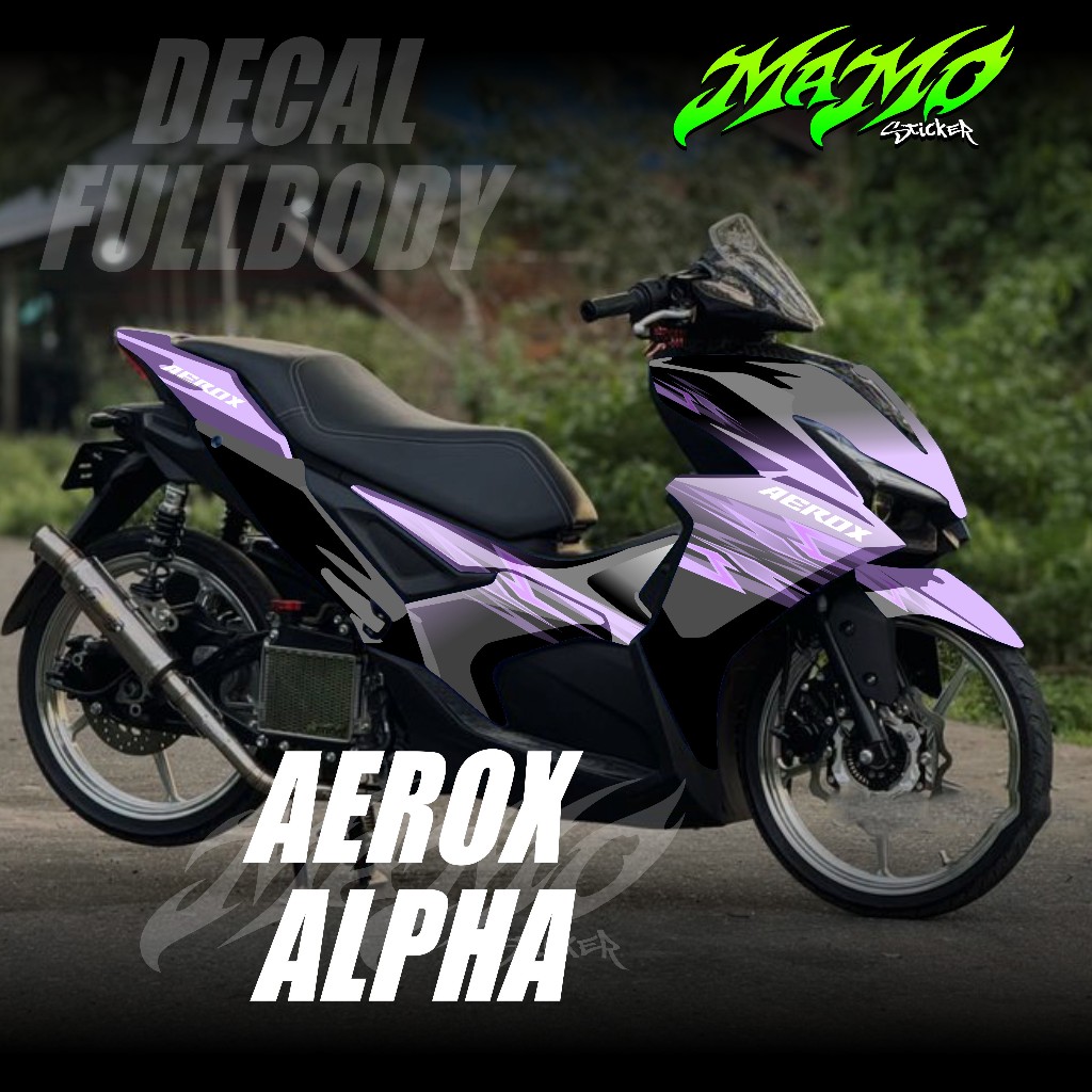 ใหม่ล่าสุดสติ๊กเกอร์รูปลอก Yamaha Aerox 155 Alpha Full Body 2025 2026 - สติ๊กเกอร์รูปลอก Aerox Turbo