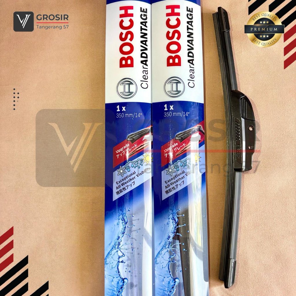 Civic Type R Ek9 2000 Bosch Clear Advantage ที่ปัดน้ําฝนด้านหน้าไร้กรอบ ไม้กวาดกระจกสะอาด SX2018