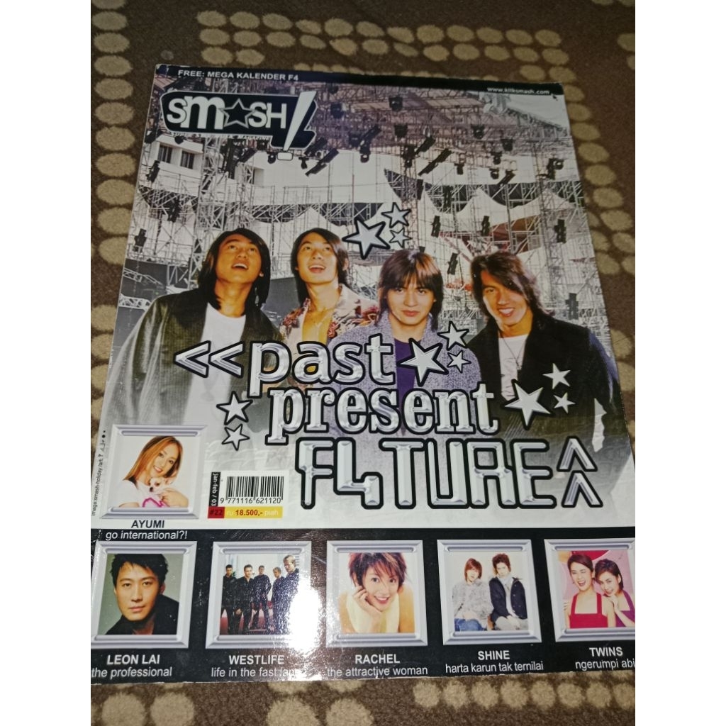นิตยสารชน! Past Present Future ปกกลุ่มเพลงในตํานานของไต้หวัน F4