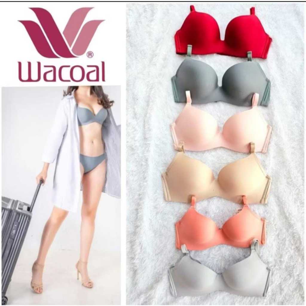 WACOAL TRAVEL BRA WIRELESS BRA ib 5490 MEDIUM FOAM ib 5480 ขนาด 32B 34A 34B 34C 36A 36C 38B 38C 40B 