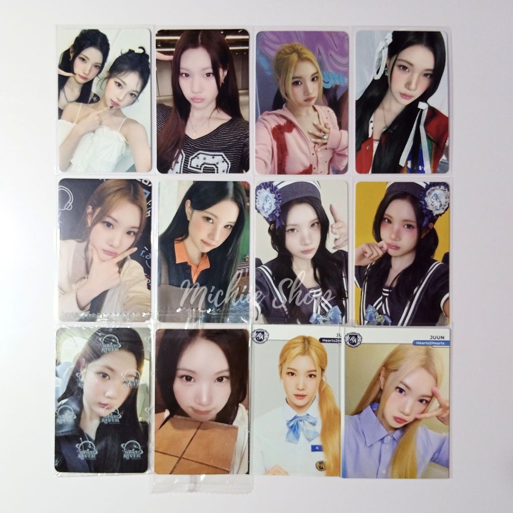 Juun Lucky Draw QQ Music Heart2Heart Photocard, Scarlett x Hearts2Hearts, หน่วยอัลบั้ม The Chase | J