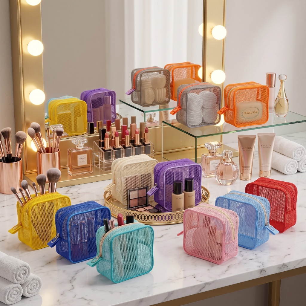 Travel Make-Up Pouch / Travel Cosmetic Bag Troiletry / Washbag Make Up Pouch / Travel Organizer / Si