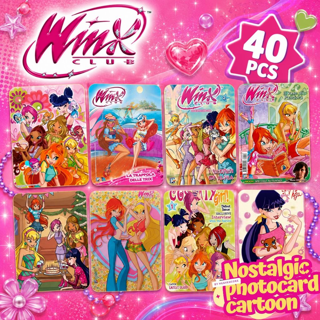Winx Club photocard 40 ชิ้น | การ์ดสโมสร Winx