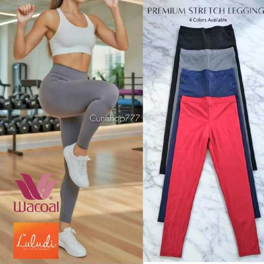 LULUDI WACOAL LEGGING YOGA SPORT PANTS LP 5014 SIZE ML
