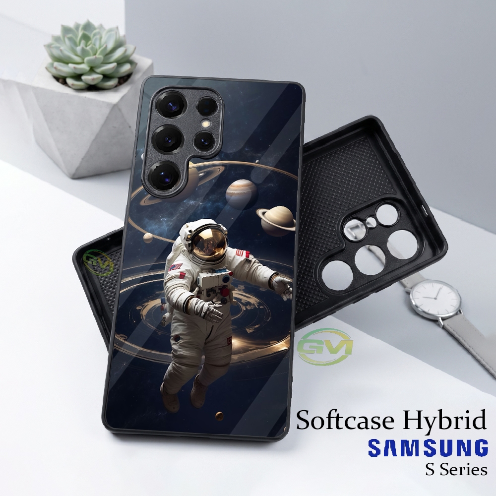 Samsung S21 S22 S23 S24 S25 S26 Ultra Glass Softcase |GM77| เคสซัมซุง | Mika Hp S21ultra S22ultra S2