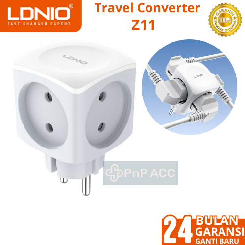 LDNIO Z11 ปลั๊กไฟปลั๊กขยาย 3680W ซ็อกเก็ต Extender 4 ปลั๊กไฟ