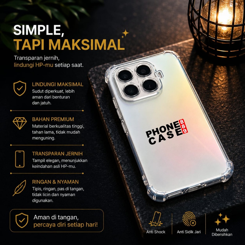 XIAOMI 17T XIAOMI 17T PRO CASE CLEAR AIRBAG ANTI CRACK CASE CLEAR XIAOMI 17T XIAOMI 17T PRO AB-01