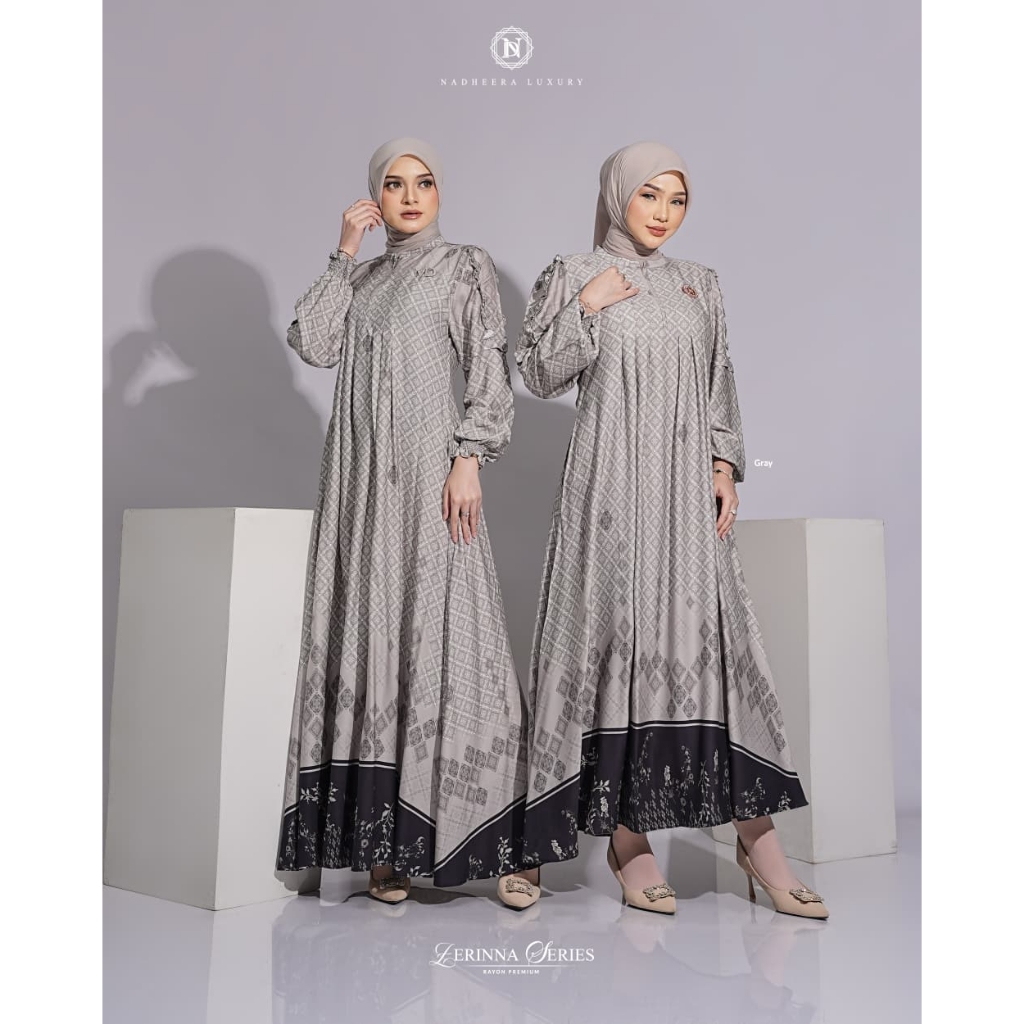 READY / / ZERINNA SERIES NADHEERA LUXURY NEWEST / JAMIS / BY NADHEERA LUXURY / gamis ล่าสุด / เดรสอา