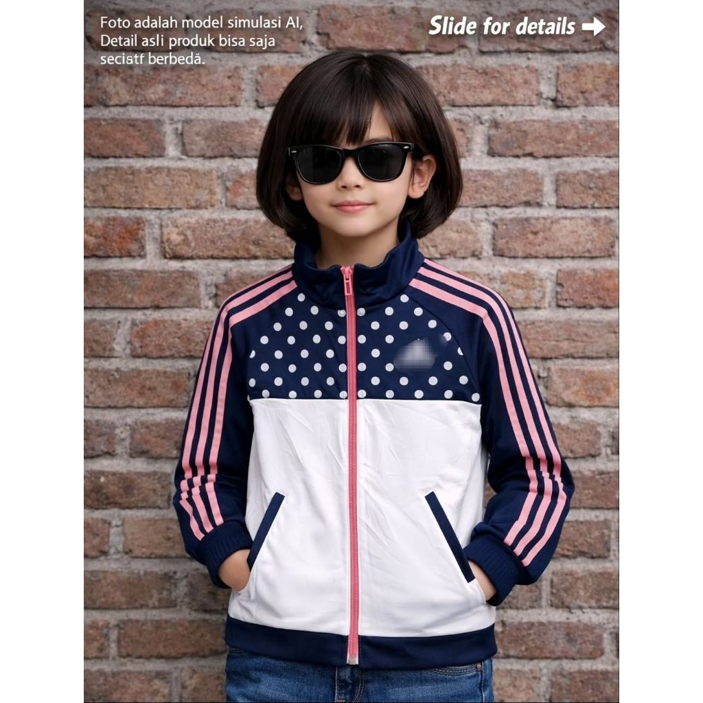 AD*DAS OR1 Tracktop Jacket Size 10 ทรงเข้ารูป อายุ 7-8 ปี (P53 X L39)