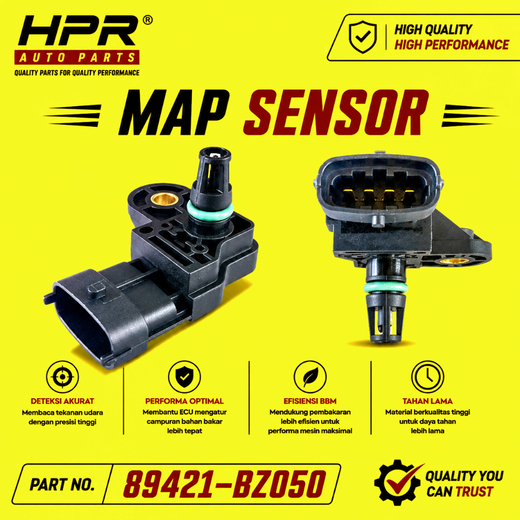 HPR Manifold Absolute Pressure MAP เซ็นเซอร์สูญญากาศ Daihatsu Ayla 1.0 1.2 Facelift First B100 1KR-V
